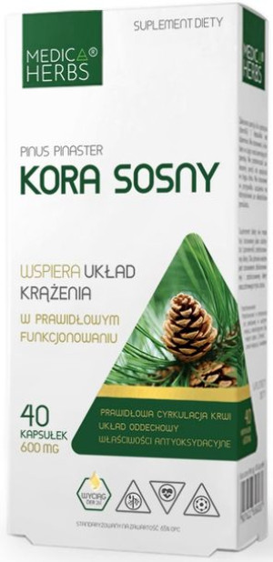 Wyciąg Z Kory Sosny Nadmorskiej Medica Herbs Kora