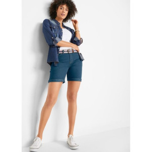 Jeansy Spodenki Jeansowe Bermudy Kieszenie 38-40 915694