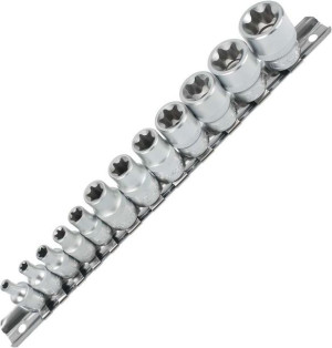 Nasadki Torx E4-E20, 12 szt.