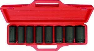 Nasadki długie 3/4", 22-38 mm, 8 szt. Condor