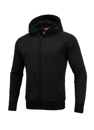 Bluza z kapturem rozpinana Pit Bull West Coast Thelborn Hooded Czarna