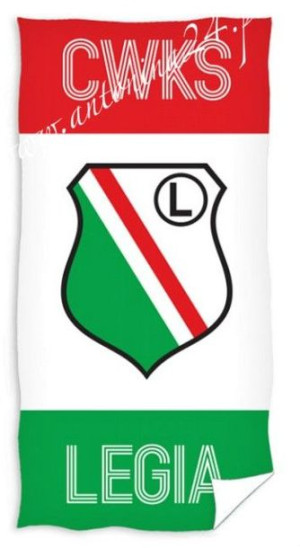 CWKS LEGIA WARSZAWA Ręcznik bawełniany 70 X 140 cm