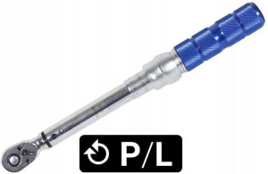 Klucz dynamometryczny, prawe/lewe, 1/4'', 5-25 Nm
