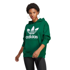 Bluza damska Adidas Trefoil Hoodie zielony IB7433