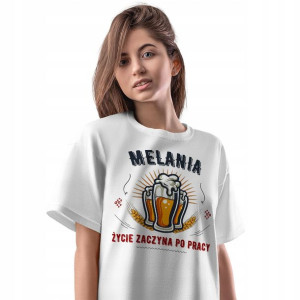 T-Shirt Damski Dla Melanii Koszulka na Prezent