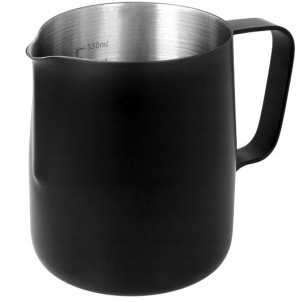 Dzbanek do mleka metalowy  dzbanek z lejkiem na mleko