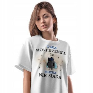 T-Shirt Damski Dla Siostrzenicy Koszulka Prezent