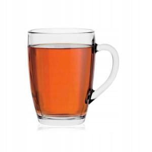 Kubek TEDI 375 ml szklanka z uchem solidna