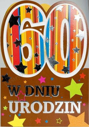 Karnet 3d Big - W Dniu 60 Urodzin