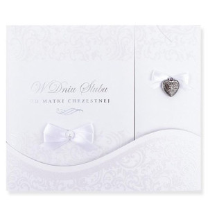 Karnet/ Album A4 - W Dniu Ślubu Od Matki Chrzestnej
