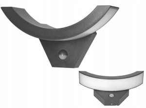 Kinkiet Lampa Ogrodowa SPINEL z Czujnik Ruchu 10W