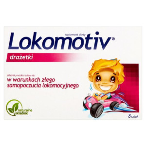 Lokomotiv Suplement podtrzymujący dobre samopoczucie lokomocyjne 8 drażetek