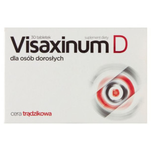 Visaxinum D suplement diety dla osób dorosłych z cerą trądzikową 30 tabl