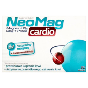 NeoMag Cardio suplement diety wspomagający prawidłowe krążenie krwi 50 tabl