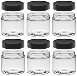 słoiki plastikowe 125ml 6szt na przyprawy plastikowy