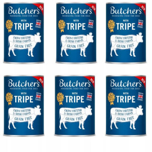 BUTCHER`S karma dla psa pasztet ze żwaczem 6x400g