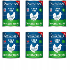 BUTCHER`S Original kurczak/żwacz pasztet 6x400g
