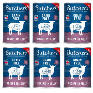 BUTCHER`S Original Recipe Jelly jagnięcina 6x400g