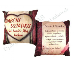 Poduszka Dla Babci I Dziadka - Tak Bardzo Was Kocham!