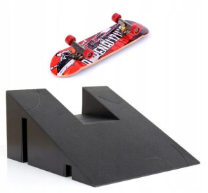 Zestaw Fingerboard Rampa Skatepark + Deskorolka