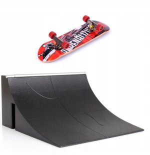 Zestaw Fingerboard Rampa Skatepark + Deskorolka