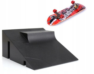 Zestaw Fingerboard Rampa Skatepark + Deskorolka