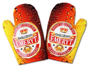 Komplet Rękawic Kuchennych - Zasłużony Emeryt