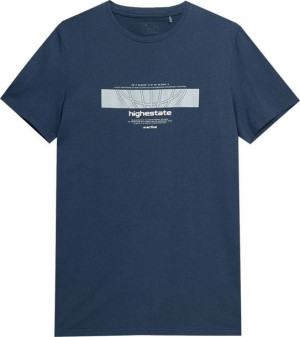 T-shirt męski 4F SS23TTSHM304 granat