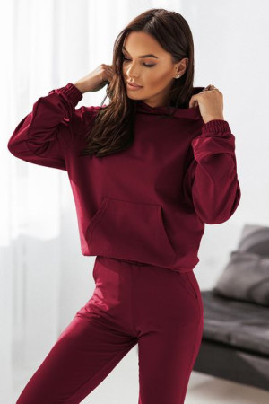 Komplet Dresowy Bibi Bordowy 3XL/4XL