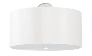 Plafon Led Lampa Sufitowa Z Abażurem Biała = 50 Cm