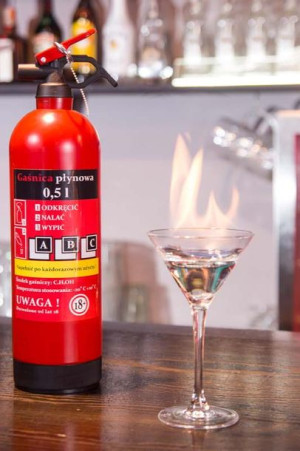Gaśnica Barek - Schowek Na Flaszkę Alkohol