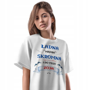 T-Shirt Damski Dla Zoi Koszulka na Prezent