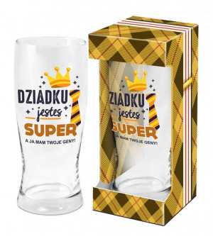 Szklanka Do Piwa - Dziadku Jesteś Super