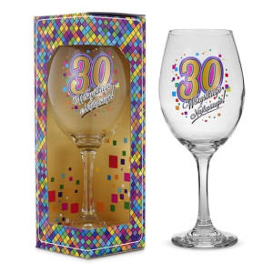 Kieliszek Do Wina Mozaika - 30 Lat/ Urodziny
