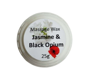Wosk do masażu JAŚMIN i CZARNE OPIUM  25g