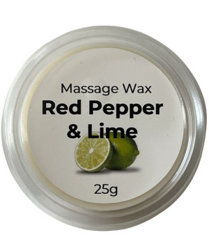 Wosk do masażu RED PEPPER & LIME 25g