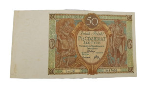 Stary Banknot kolekcjonerski Polska 50 zł 1929