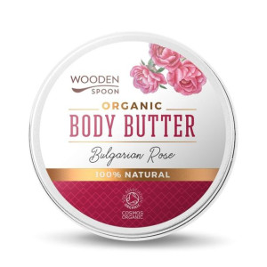 Wooden Spoon Organic organiczne masło do ciała Bulgarian Rose 100ml