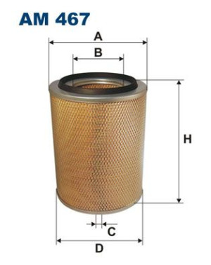 Filtr powietrza FILTRON AM467 C234402