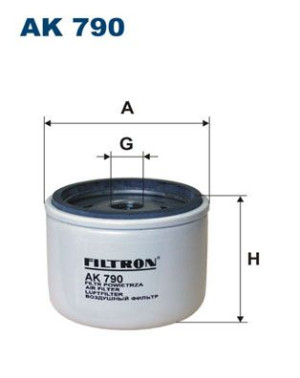 Filtr powietrza FILTRON AK790 2996238