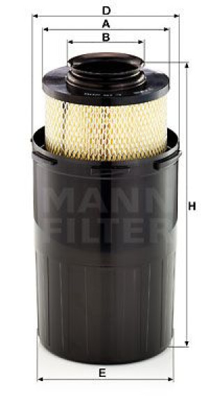 Filtr powietrza MANN-FILTER C15200