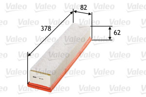 Filtr powietrza VALEO 585180 C38751