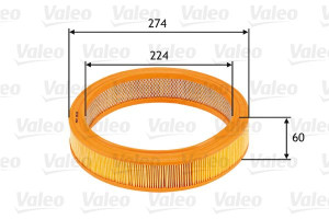 Filtr powietrza VALEO 585620 C28522