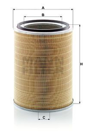 Filtr powietrza MANN-FILTER C311256/2 5001020327