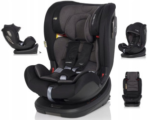 Fotelik Samochodowy Easygo Convert Isofix 0-36kg Obrotowy 360° Iron