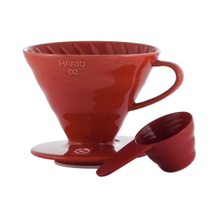 Hario ceramiczny Drip V60-02 Czerwony VDC-02R