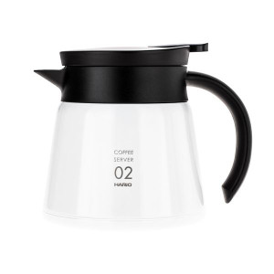 Hario Insulated Stainless Steel Server V60-02 - Biały - 600ml