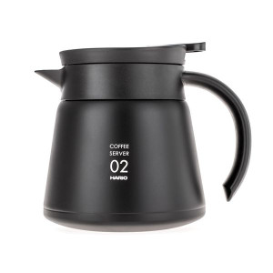 Hario Insulated Stainless Steel Server V60-02 Czarny - 600ml