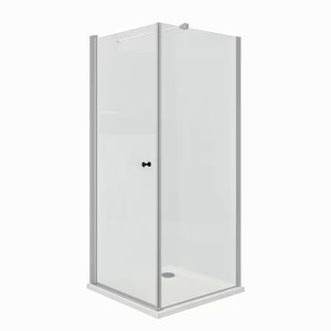 IKEA OPPEJEN / FOTINGEN Kabina prysznicowa z brodzikiem 90x90x205 cm