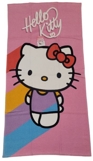 HELLO KITTY Ręcznik Dziecięcy Bawełniany 70 x 140 cm